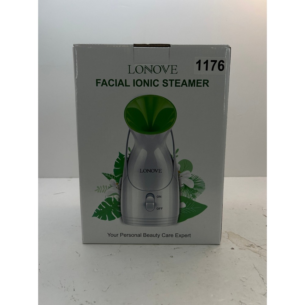 LONOVE Facial Ionic Steamer  White Green